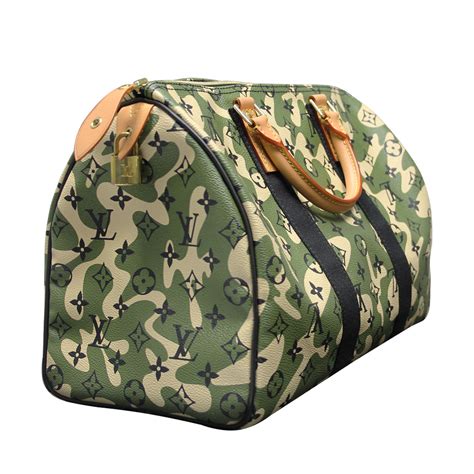 louis vuitton tan camo bag